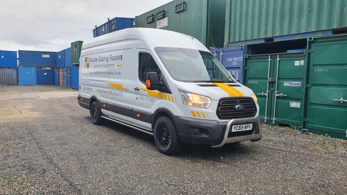 Double glazing repair van